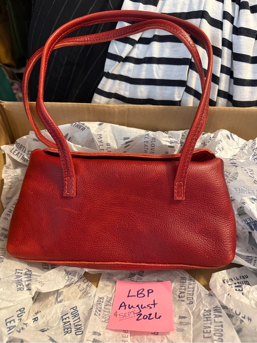 CHILI RED - Amelie - Portland Leather Shoulder Bag - Retired Style - NEW